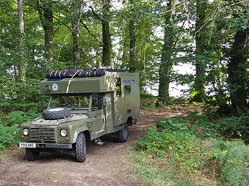 Land Rover Ambulance Campervan
