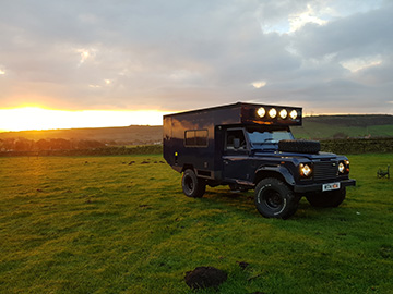 Land Rover Defender Campervan Hire UK